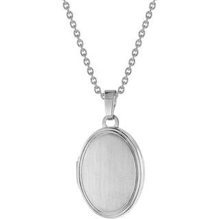 trendor 75742 Medaillon mit Damen-Halskette Silber 925