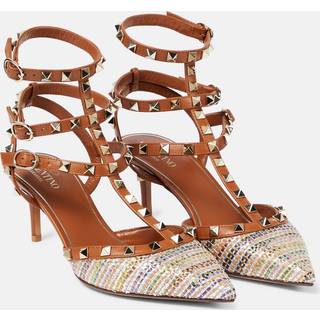 Valentino Garavani Rockstud striped pumps - multicoloured - EU 34.5