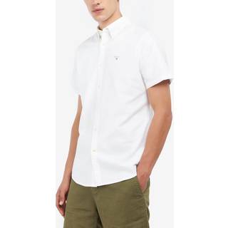 Barbour Herren Kurzarmhemd weiß