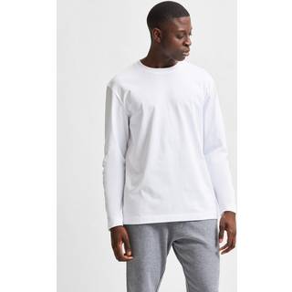 SLHRELAXCOLMAN200 LS O-NECK TEE W N