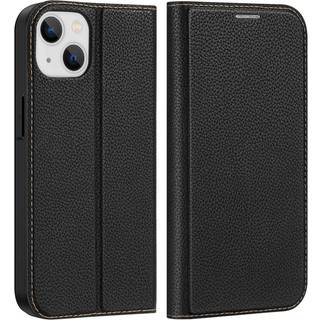 iPhone 14 - DUX DUCIS Skin X2 læder cover - Sort