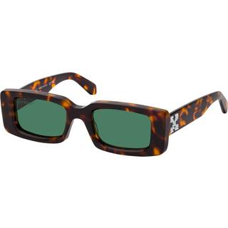 Off-White Unisex OERI016 Arthur 6455 Havana green Solbriller Acetat Havana Grøn Firkantet Normal