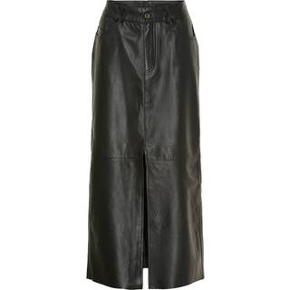Notyz Long Skirt Skind 11308 Black (38)
