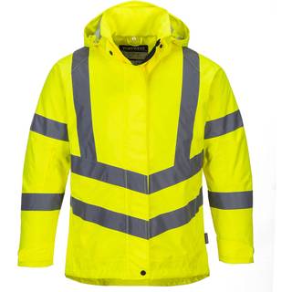 Dame hi-vis vinterjakke - Gul (Størrelse: M)