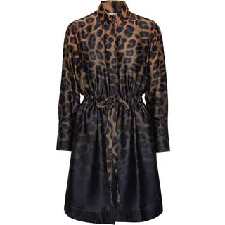 Karmamia Nakita Kjoler 1678 Gradient Leopard (XSMALL)