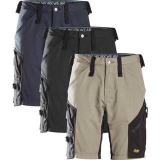 Snickers 6112 litework, 37.5® shorts khaki/sort 44