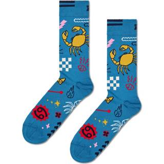 Happy Socks Zodiac Signs Cancer Sock - Blue Pattern - Str 41/46