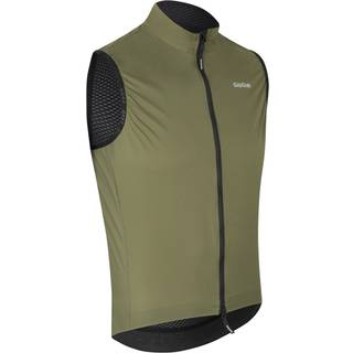 GripGrab PACR vindtæt cykelvest Olive Green dame - Størrelse X-Small