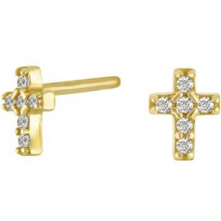 Nordahl Andersen Kors 8 Karat Guld Ørestikker 383132CZ3