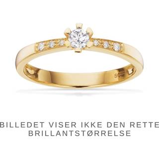 Vida Darling ring 8 kt. guld m. brillanter 0,14 - 0,24 ct.