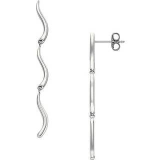Skagen Kariana Waves Stainless Steel Long Drop Women's Earrings SKJ1792040