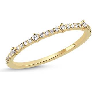 Nuran Noelle 14 Karat Guld Ring med Diamanter 0,18 Carat W/SI