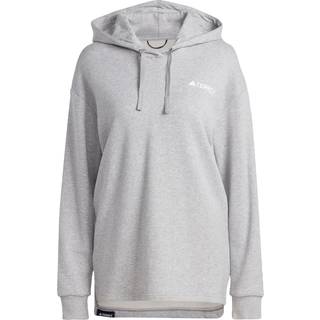 Terrex Logo hættetrøje - Medium Grey Heather
