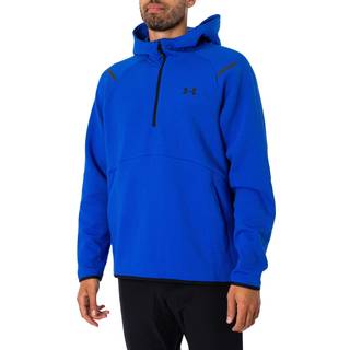 Sweatshirt med hætte Under Armour UA Unstoppable Flc Hoodie-BLU 1379811-400 Størrelse 3XL