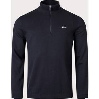BOSS Green Herren Pullover schwarz unifarben