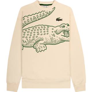 Lacoste Crew Neck Sweatshirt Cream