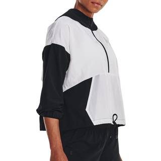 Jakke med hætte Under Armour Woven Graphic 1377550-001 Størrelse S