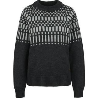Bergans Nordmarka Merino Jumper Women Dark Shadow Grey/Vanilla White, M