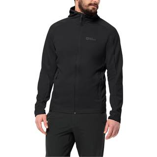 Jack Wolfskin Men's Alpgrat Hooded Full Zip Black, S