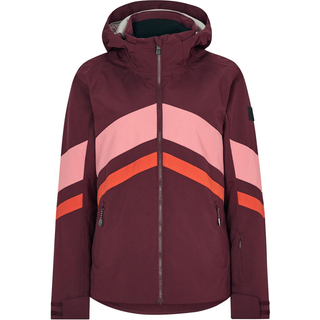 Ziener Telia Lady Jacket 42/L VELVET RED/SILVER BEIGE