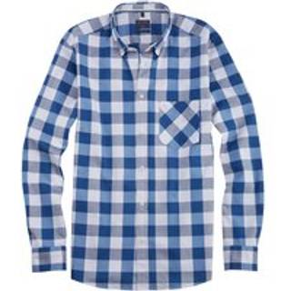 OLYMP Herren Hemd blau kariert