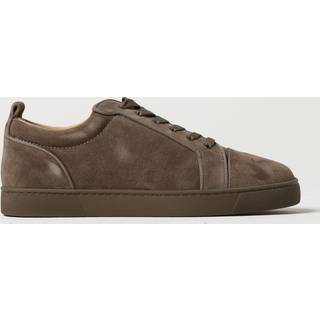 Christian Louboutin Louis Junior suede low-top sneakers - brown - EU 44