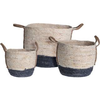 Excellent Houseware Kurvesæt Sort (U) 3 stk.