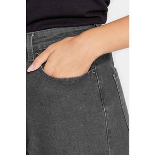 Lts Tall Grey Una Stretch Mom Jeans Ex Long > 8 Lts | Tall Women's Mom & Boyfriend Jeans - Ex Long 8