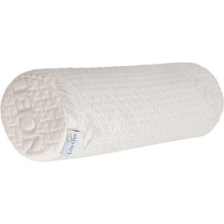 Pillowcase Ultra-Soft-d?kning til halsrulle og cervikal Bolster Round Pillow of Litotree (18x6 tommer pudebetr?k hvid) (pudehus inkluderer kun ik