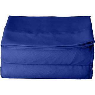 Luksus fladt ark på Amazon Elegant Comfort Wrinkle-Free 1500 Premier Hotel Quality 1-Piece Flat Sheet Queen Size Royal Blue