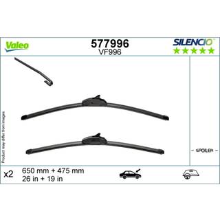 VF996 Valeo Silencio Viskerblade / Fladblade sæt 650+475mm