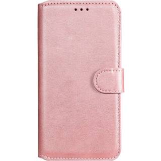 Oppo Reno6 Pro Læder Flip Cover m. Pung & Magnetisk Luk - Rose Gold