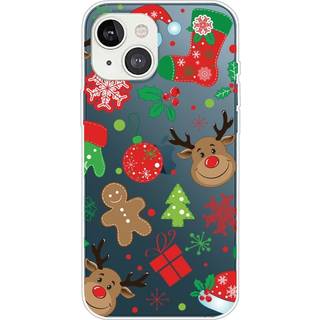 iPhone 14 Plus Fleksibelt Plast Jule Cover - Juledekorationer