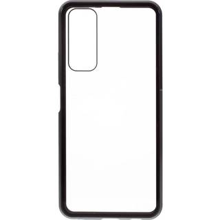 Huawei P Smart 2021 Magnetisk Cover m. Glas Forside & Bagside - Sort