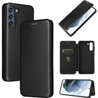 Samsung Galaxy S21 FE 5G Flip Cover - Karbonfiber - Sort