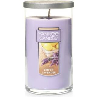 Yankee stearinlys Lemon Lavendel Signatur Medium Pillar Candle 14.25oz