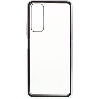Huawei P Smart 2021 Magnetisk Cover m. Glas Forside & Bagside - Sølv