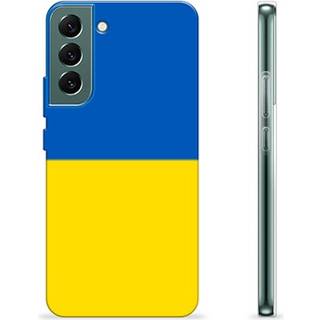 Samsung Galaxy S22+ 5G TPU Cover Ukrainsk Flag - Gul og lyseblå