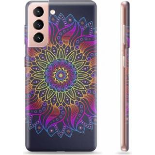 Samsung Galaxy S21 5G TPU Cover - Farverig Mandala