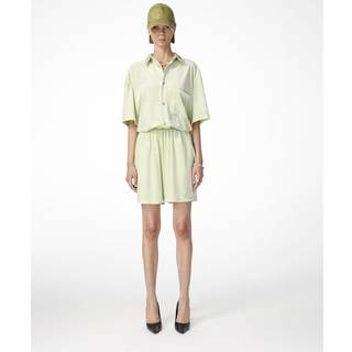 Wide Leg Shorts - Pale Green - Han Kjøbenhavn - Grøn M
