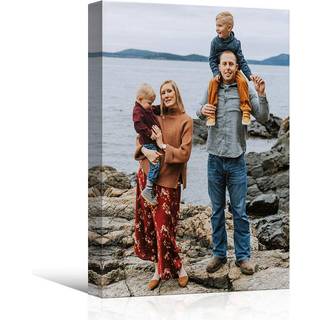 H5Print Custom Canvas Prints Personaliseret v?gkunst med dine familiebilleder/billeder digitalt trykt - 20x16 tommer