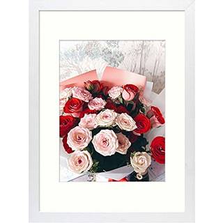 Golden State Art 12x16 Billedramme Matet til 8,5x11 billede eller 12 x 16 tommer uden mat (hvid)