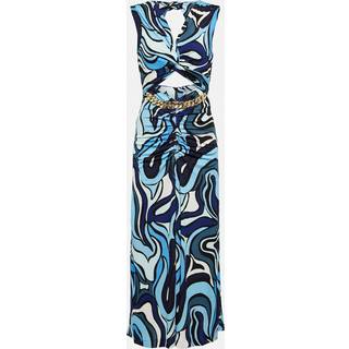 Rebecca Vallance Mira printed cutout midi dress - multicoloured - XXL