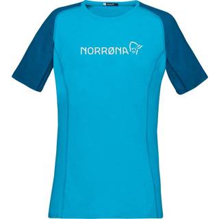 Norrøna Women's Fjørå Equaliser Lightweight T-Shirt Mykonos Blue/Aquarius, S
