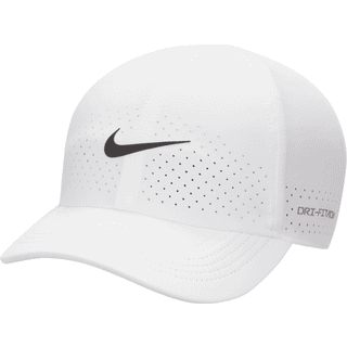 Nike Dri-FIT ADV Club-ustruktureret tenniskasket - hvid - M/L