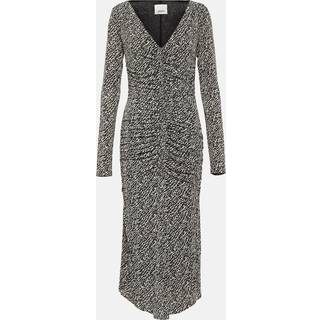 Isabel Marant Laly printed jersey midi dress - black - S