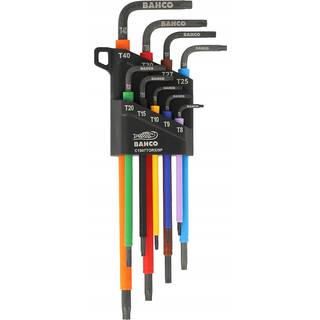 Bahco stiftnøglesæt 9 dele, Torx T8-T40 C1997TORX/9P