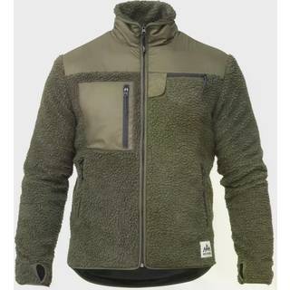 Heat Experience Unisex HeatX Heated Pile Fleece Olive Green, S