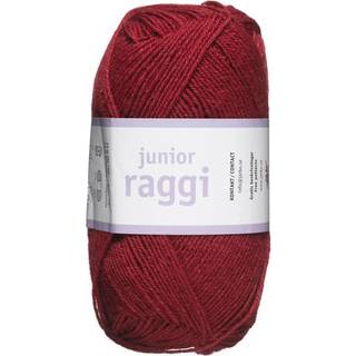 Järbo Junior Raggi 50g 68407 Bordeaux red Indhold: 75% Superwash uld, 25% polyamid Vægt/længde: 50 g = ca. 200 meter Anbefalede pinde: 3 mm Strikkefasthed: 10 x 10 cm = 27-28 m x 40 p Maskinvask, max 40°C / Tørres fladt.