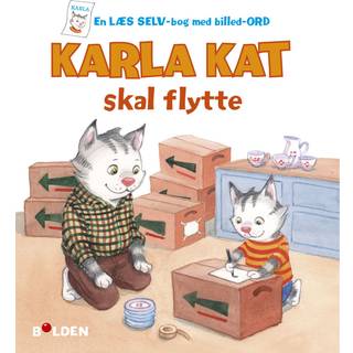 Bog - Karla kat skal flytte - Fra 3 år.